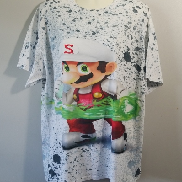 Jerzees Other - Jerzees Super Mario Tshirt